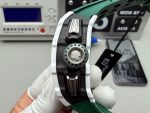Richard Mille Replica Watches RM11-03 Chronograph White Ceramic Case Rubber Strap 48mm - Image 6