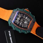 Richard Mille Replica Watches RM21-02 Tourbillon Aerodyne Green TPT RM Factory 43mm - Image 2