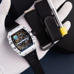 Richard Mille Luxury Imitation Watches RM35-01 Rafael Nadal White Carbon NTPT ZF Factory 49.9x43mm
