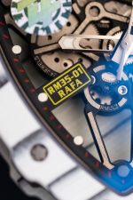 Richard Mille Luxury Imitation Watches RM35-01 Rafael Nadal White Carbon NTPT ZF Factory 49.9x43mm - Image 7
