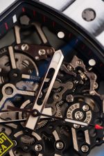 Richard Mille Luxury Imitation Watches RM35-01 Rafael Nadal White Carbon NTPT ZF Factory 49.9x43mm - Image 6