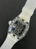Richard Mille Luxury Imitation Watches RM53-02 Tourbillon Case Sapphire White 43mm - Image 5