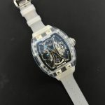 Richard Mille Luxury Imitation Watches RM53-02 Tourbillon Case Sapphire White 43mm
