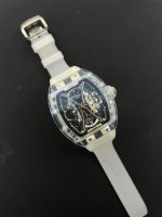 Richard Mille Luxury Imitation Watches RM53-02 Tourbillon Case Sapphire White 43mm