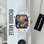 Richard Mille Best Fake Watch RM88 Smiley White Ceramic 42mm