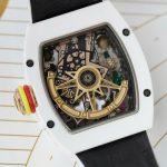 Richard Mille Best Fake Watch RM88 Smiley White Ceramic 42mm - Image 9