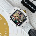 Richard Mille Best Fake Watch RM88 Smiley White Ceramic 42mm - Image 4