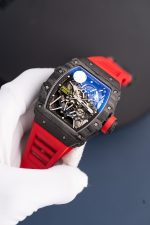 Richard Mille Rm35-02 Red Luxury Imitation Watches Carbon Super Light ZF Factoy 44mm - Image 2