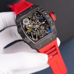 Richard Mille Rm35-02 Red Luxury Imitation Watches Carbon Super Light ZF Factoy 44mm