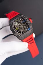 Richard Mille Rm35-02 Red Luxury Imitation Watches Carbon Super Light ZF Factoy 44mm