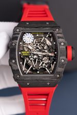 Richard Mille Rm35-02 Red Luxury Imitation Watches Carbon Super Light ZF Factoy 44mm - Image 3