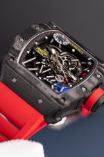 Richard Mille Rm35-02 Red Luxury Imitation Watches Carbon Super Light ZF Factoy 44mm - Image 4