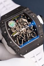 Richard Mille Rm35-02 White Luxury Fake Watches Carbon Super Light ZF Factoy 44mm - Image 4