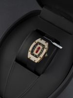 Richard Miller RM007 Best Replica Watches 18K Gold Wrapped + Moissanite Diamonds Custom 36mm - Image 2