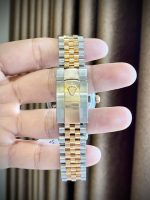 Rolex Replica Watches DateJust Black Dial Gold Wrapped GM Factory 36mm - Image 9