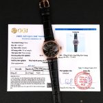 Rolex Cellini 50515 Black Dial Replica Watches Custom 18K Gold Wrapped 39mm