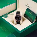 Rolex Cellini 50515 Black Dial Replica Watches Custom 18K Gold Wrapped 39mm - Image 6