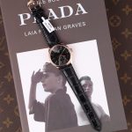 Rolex Cellini Dual Time 50525 Imitation Watches Black Dial Case 18K Gold Wrapped Custom 39mm - Image 8