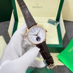 Rolex Cellini Moonphase 50535 Replica Watch Leather Strap Best Quality 39mm - Image 2