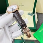 Rolex Cellini Moonphase 50535 Replica Watch Leather Strap Best Quality 39mm - Image 6