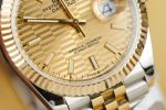 Rolex Best Replica Watch DateJust 126233 Yellow Champagne Fluted Dial Gold Wrapped 36mm - Image 5