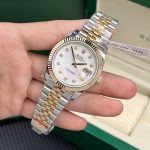 Rolex Replica Watch DateJust Gold Wrapped Mother Of Pearl Dial GM Factory 41mm - Image 3