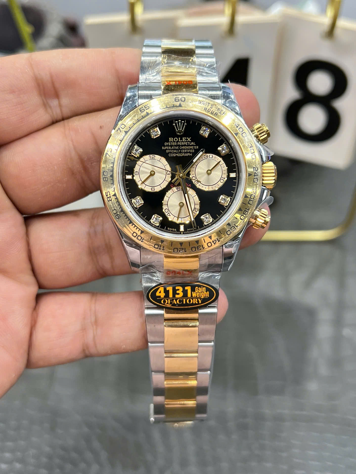 Dong-Ho-Rolex-Cosmograph-Daytona-126503-Che-Tac-Mat-Den-May-Co-Thuy-Sy-Xuong-QF-40mm-2.jpg Rolex Cosmograph Daytona 126503 Imitation Watches Black Dial Automatic Movement QF Factory 40mm - Image 1