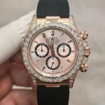 Rolex Cosmograph Daytona 126535TBR Custom Diamonds CZ Weight 154 Grams FH Factory 40mm