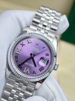 Rolex DateJust 126234 Copies Watches Purple Dial Automatic Movement 36mm - Image 2