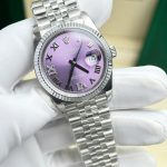 Rolex DateJust 126234 Copies Watches Purple Dial Automatic Movement 36mm