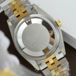 Rolex DateJust 18K Gold Wrapped Replica Watch Palm Leaf Dial GM 36mm - Image 8