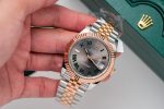 Rolex Best Replica Watch DateJust Rose Gold Wrapped Wimbledon Dial GM Factory 41mm - Image 6
