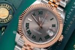 Rolex Best Replica Watch DateJust Rose Gold Wrapped Wimbledon Dial GM Factory 41mm - Image 4
