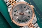 Rolex Best Replica Watch DateJust Rose Gold Wrapped Wimbledon Dial GM Factory 41mm - Image 5