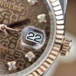 Rolex DateJust Copies Watches Brown Dial Jubilee Strap AR Factory 36mm - Image 8