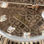 Rolex DateJust Copies Watches Brown Dial Jubilee Strap AR Factory 36mm - Image 6
