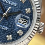 Rolex DateJust Imitation Watches Blue Dial Jubilee Strap AR Factory 36mm - Image 5