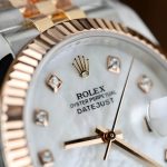 Rolex DateJust MOP Dial Imitation Watches 18K Gold Wrapped Custom GM Factory 36mm - Image 5