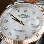 Rolex DateJust MOP Dial Imitation Watches 18K Gold Wrapped Custom GM Factory 36mm - Image 4