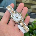 Rolex DateJust 18K Gold Wrapped Replica Watch Mother-of-Pearl Dial GM Factory 31mm - Image 3