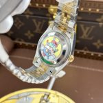 Rolex DateJust Luxury Imitation Watches Yellow Dial Jubilee Strap AR Factory 36mm - Image 12