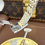 Rolex DateJust Luxury Imitation Watches Yellow Dial Jubilee Strap AR Factory 36mm - Image 15