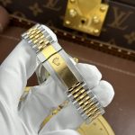 Rolex DateJust Luxury Imitation Watches Yellow Dial Jubilee Strap AR Factory 36mm - Image 13