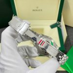 Rolex DateJust Fake Watches Black Dial Bezel Diamonds Moissnaite Clean Factory 41mm - Image 6