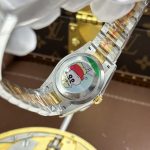 Rolex DateJust Luxury Fake Watches Yellow Dial Oyster Strap AR Factory 36mm - Image 12