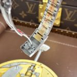 Rolex DateJust Luxury Fake Watches Yellow Dial Oyster Strap AR Factory 36mm - Image 15