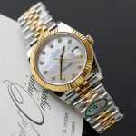 Rolex DateJust Luxury Imitation Watch Mother Of Pearl Dial Clean Factory 41mm - Image 2