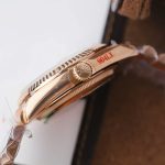 Rolex Day-Date 128235 Rose Gold Luxury Fake Watches Pink Dial Weight 156 Grams GF Factory 36mm - Image 8