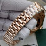 Rolex Day-Date Imitation Watches 18K Gold Wrapped Chocolate Dial 36mm - Image 7