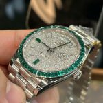 Rolex Day-Date Luxury Fake Watches Custom Diamonds Moissanite Weight 200 Grams 40mm - Image 6